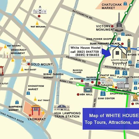 White House Hostel Bangkok Exterior foto
